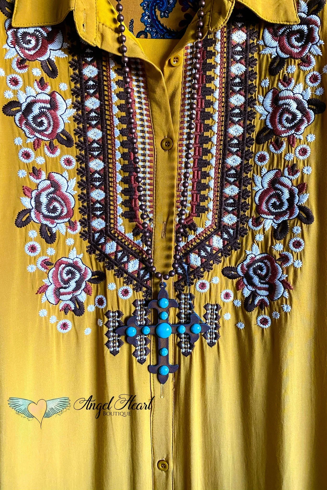 AHB EXCLUSIVE: Beautiful All Around Dress - Mustard - SALE