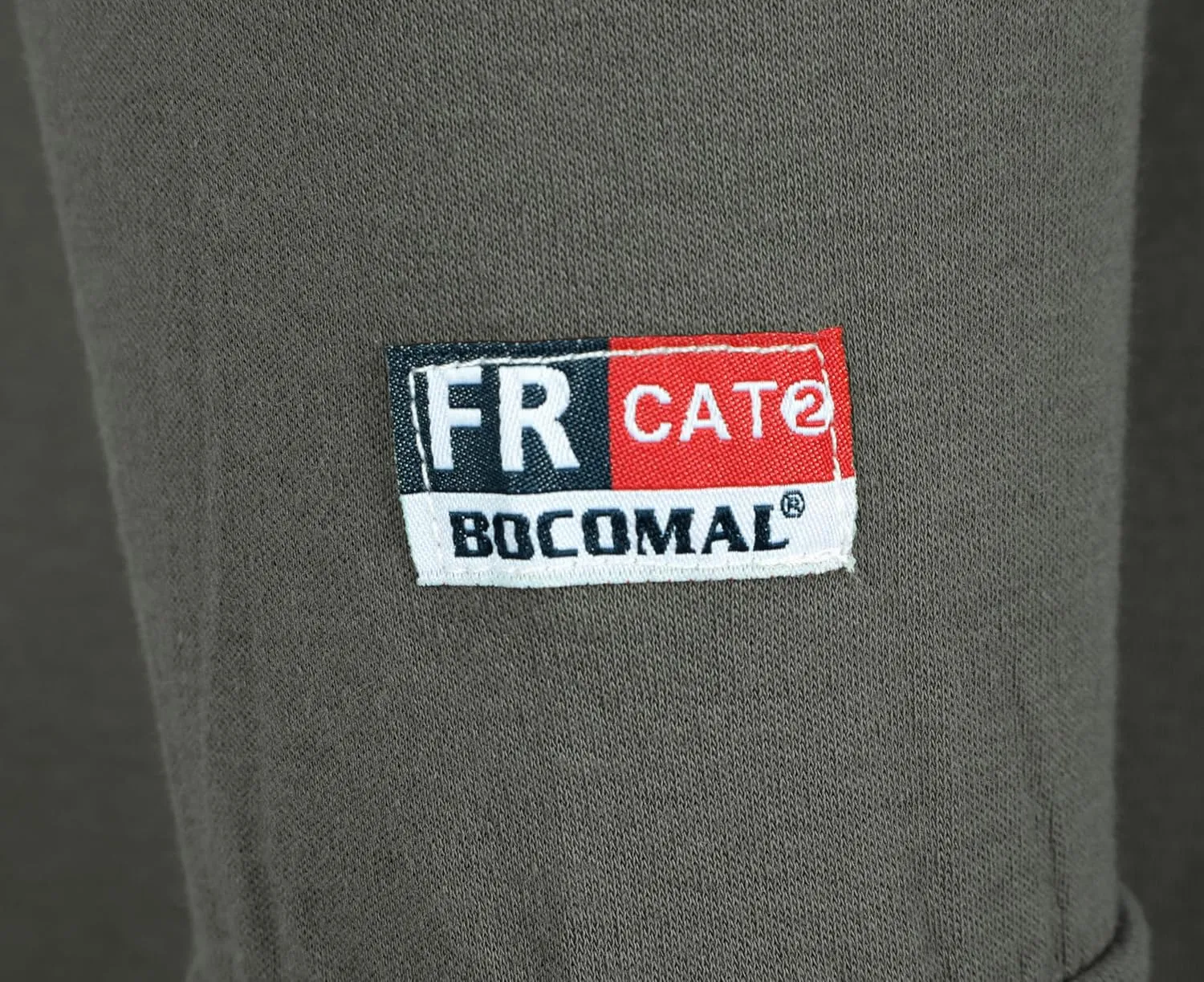 BOCOMAL FR Shirts for Men 5.5oz Lightweight Long Sleeve Work Henley Fire Resistant Shirt CAT2