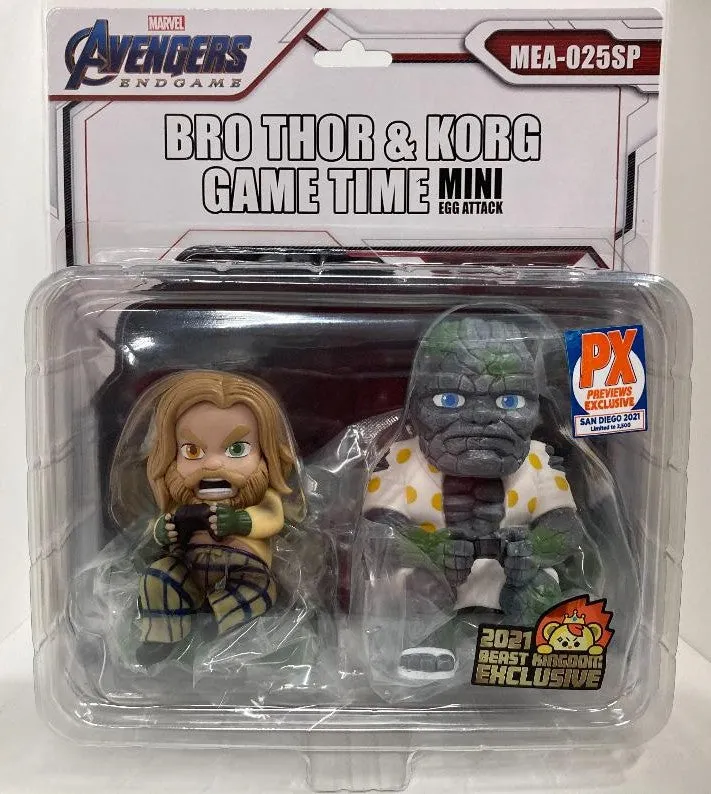 Bro Thor & Korg Game Time Mini Egg Attack SDCC Exclusive