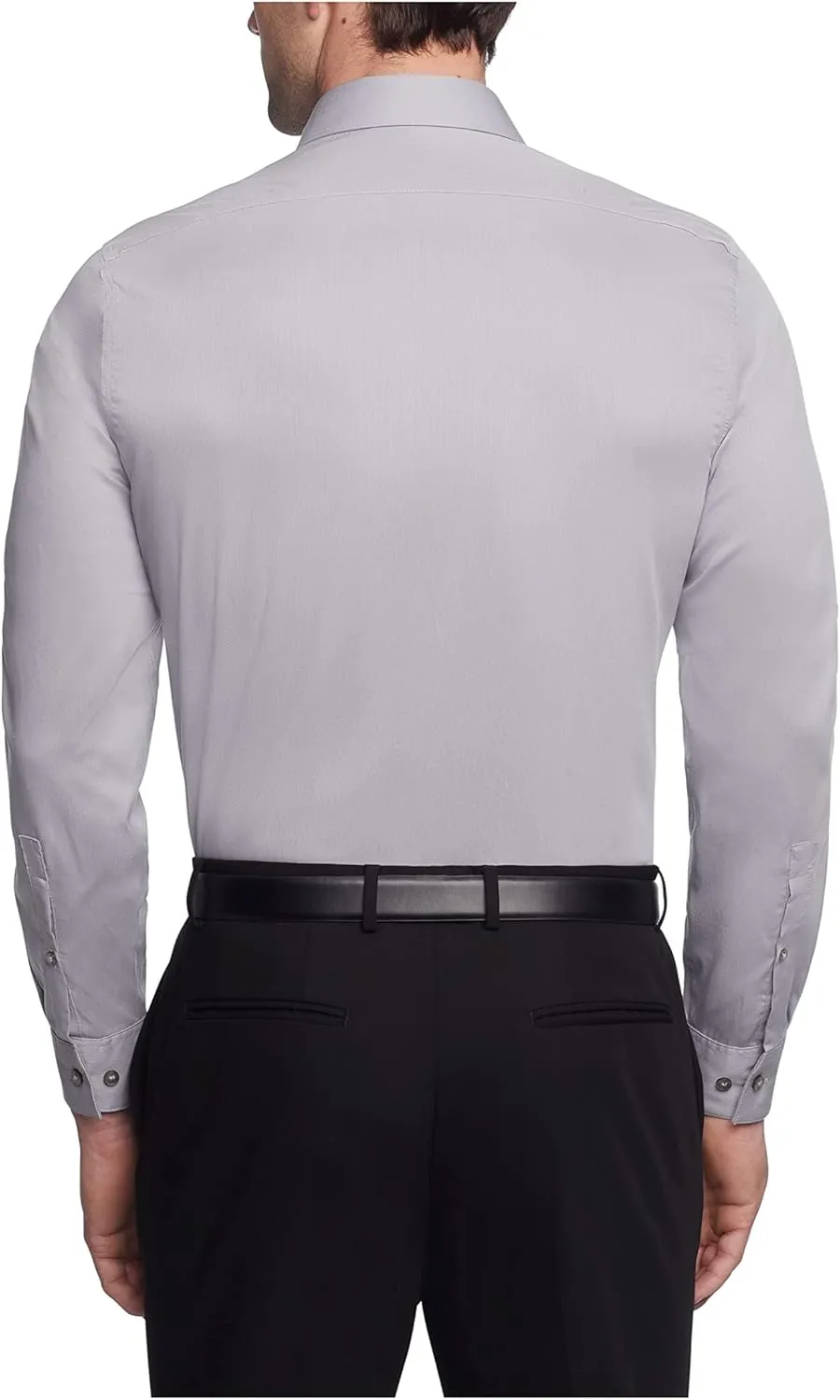 Calvin Klein Men's Slim Fit Non Iron Solid Dress Shirt - Amazon Exclusive