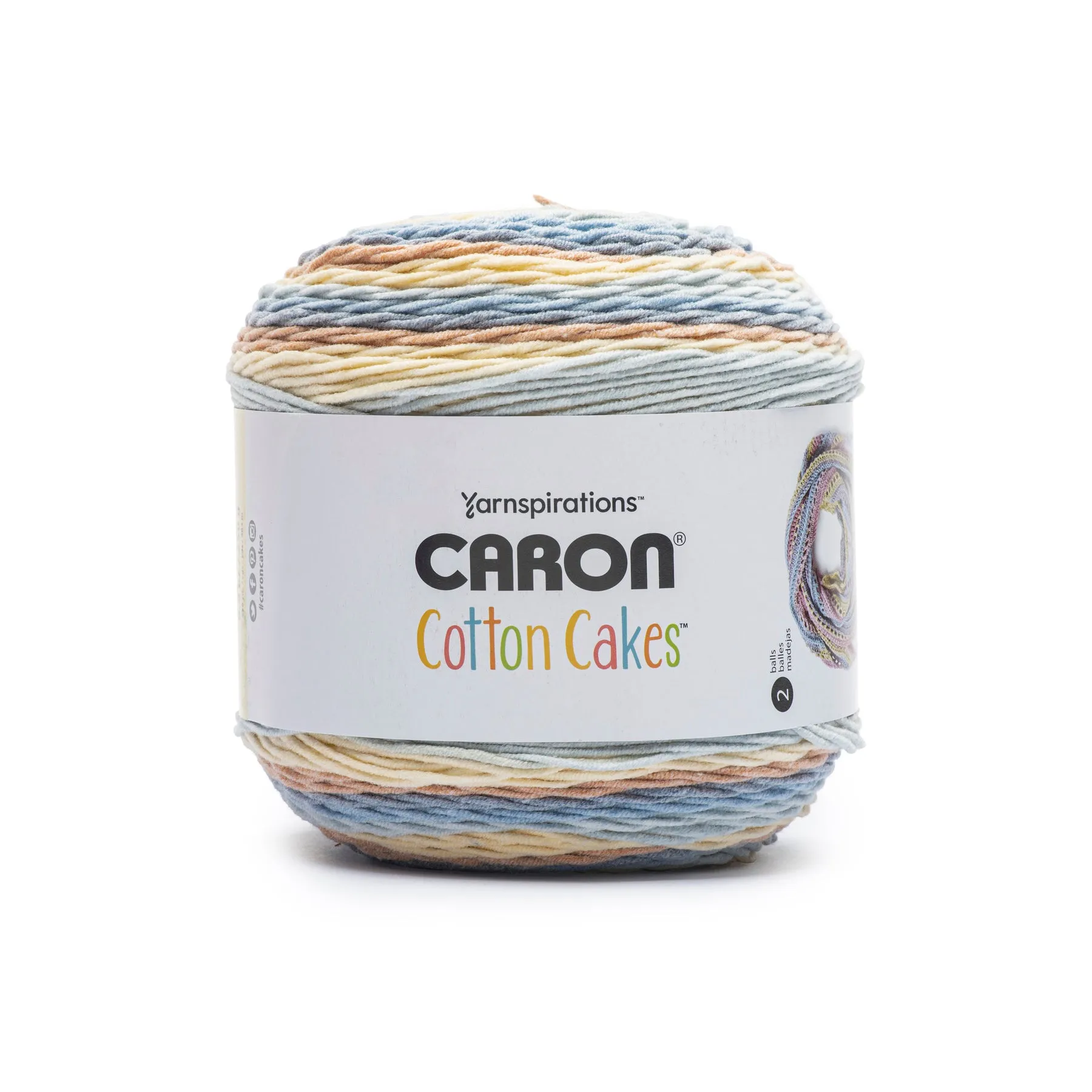 Caron Cotton Cakes Yarn (250g/8.8oz) - Clearance shades