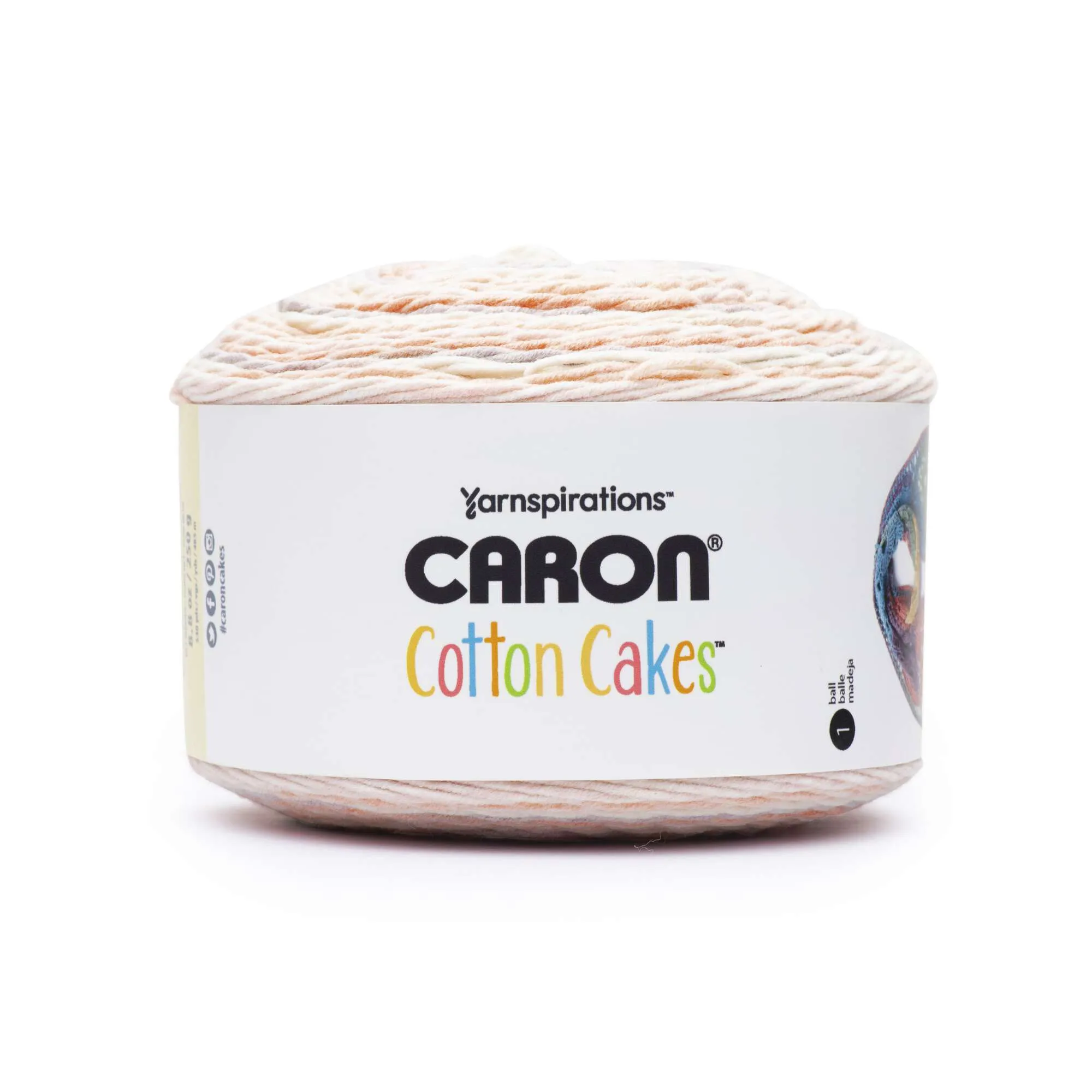 Caron Cotton Cakes Yarn (250g/8.8oz) - Clearance shades