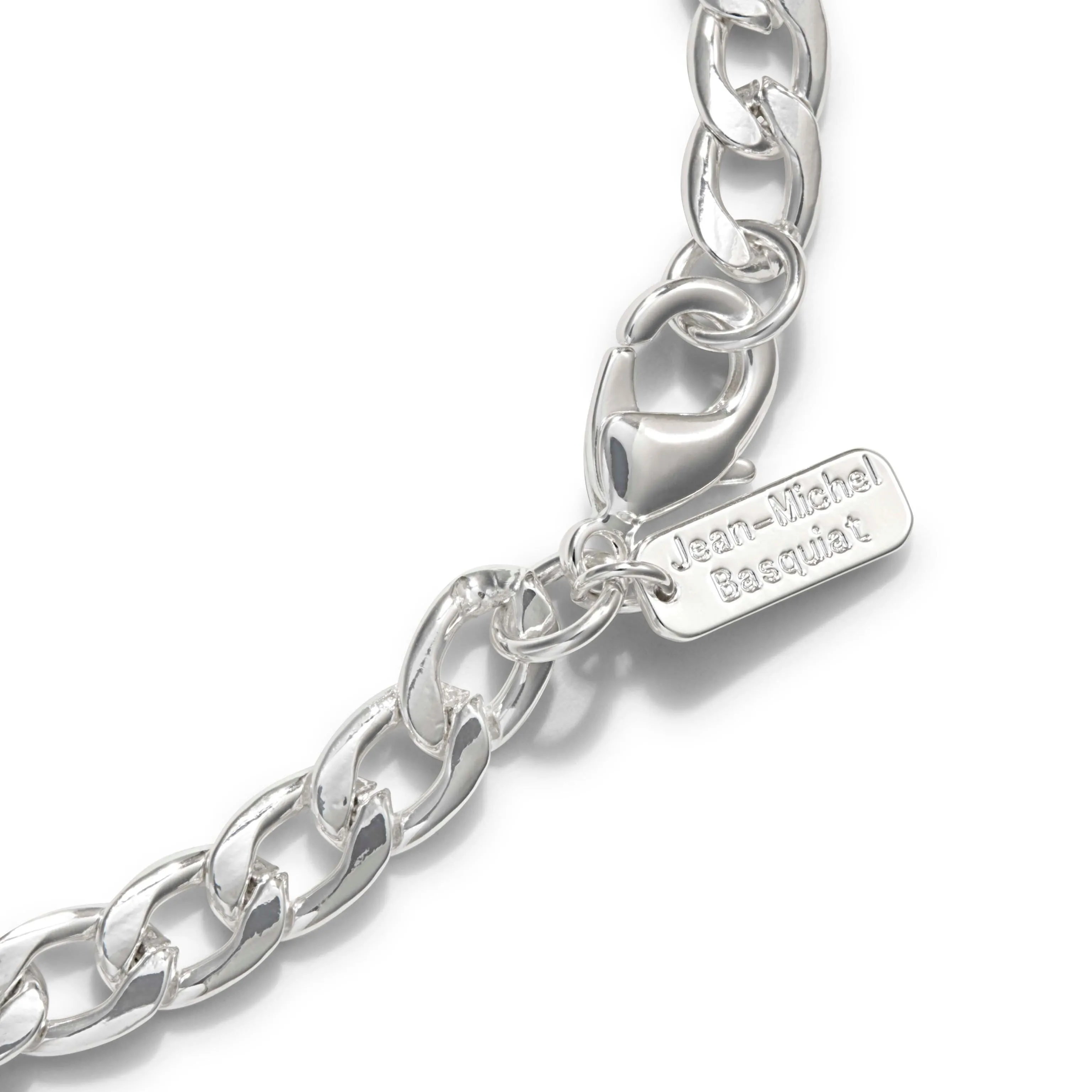 Crystal Haze x Basquiat Silver Plated Not For Sale Necklace