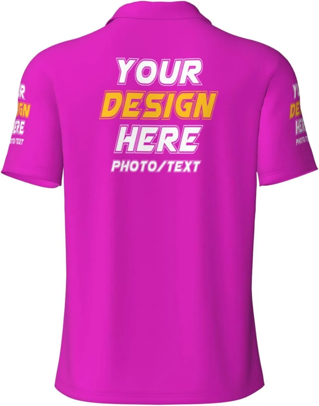 Custom Polo shirts Add Your Text Picture Name Logo Casual Custom Polo shirt Fashion Custom Polo shirts