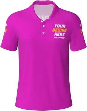 Custom Polo shirts Add Your Text Picture Name Logo Casual Custom Polo shirt Fashion Custom Polo shirts