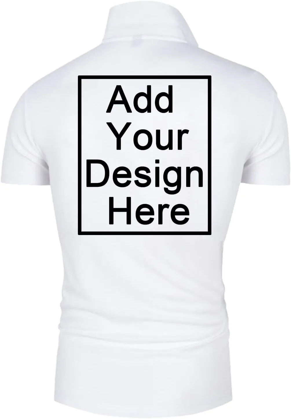 Custom Polo Shirts for Men Design Your Own Personalized Shirt Customized Logo Tshirt Short Sleeve