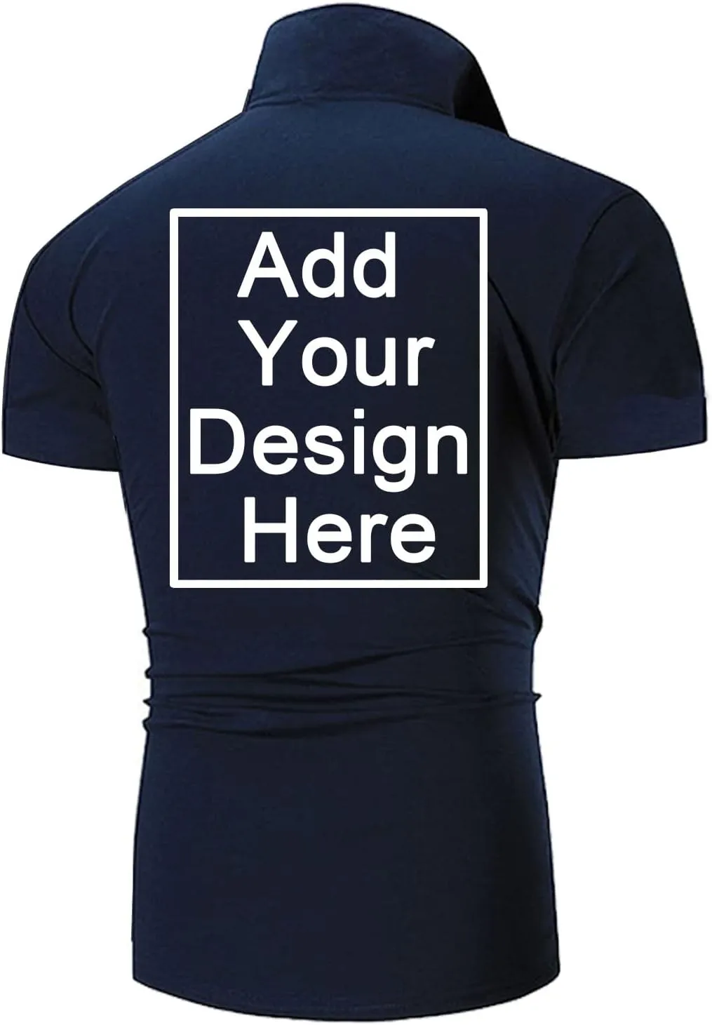 Custom Polo Shirts for Men Design Your Own Personalized Shirt Customized Logo Tshirt Short Sleeve