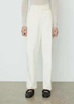 Deep Pleat Cord Trousers