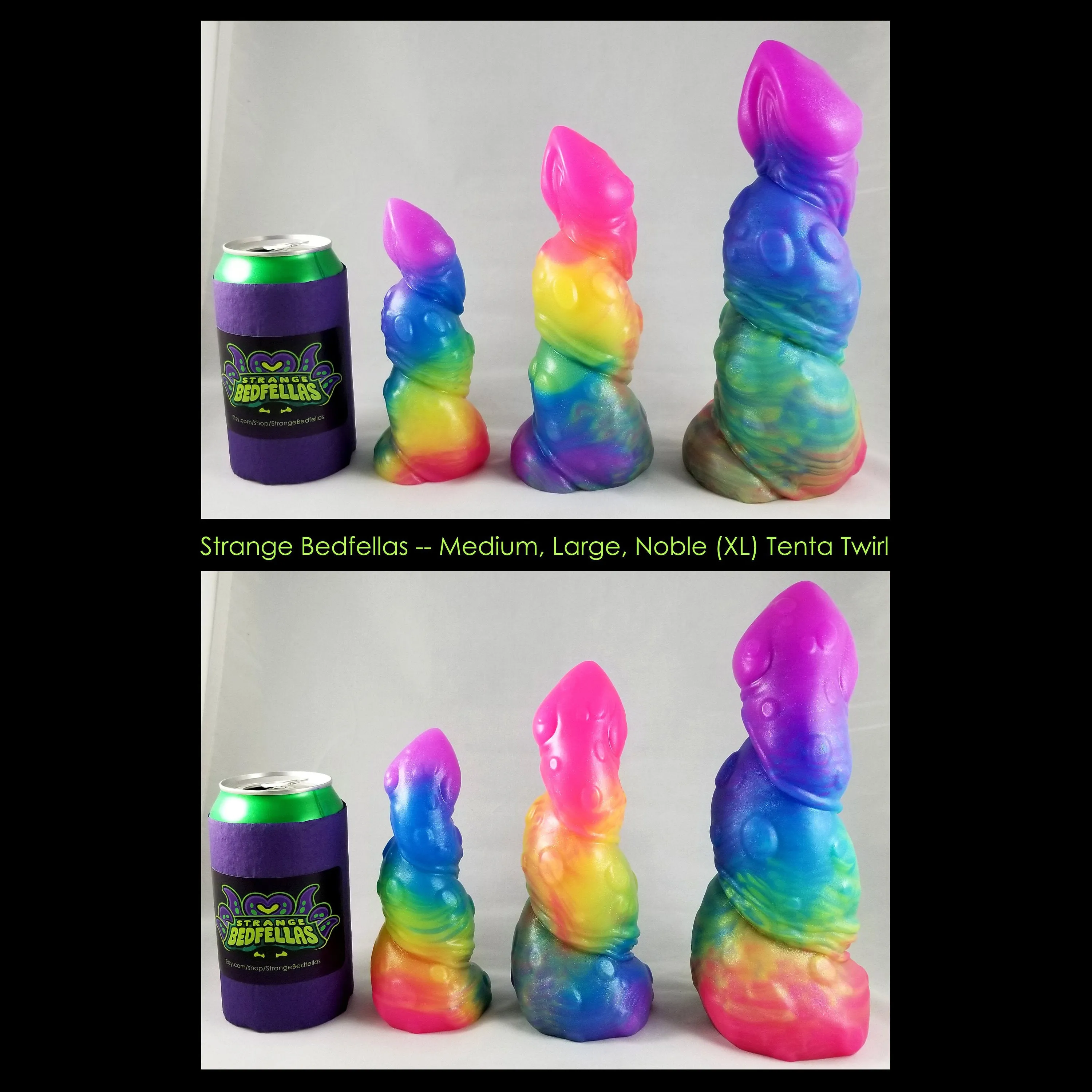 Medium Tenta Twirl -- Soft silicone -- TT-1054