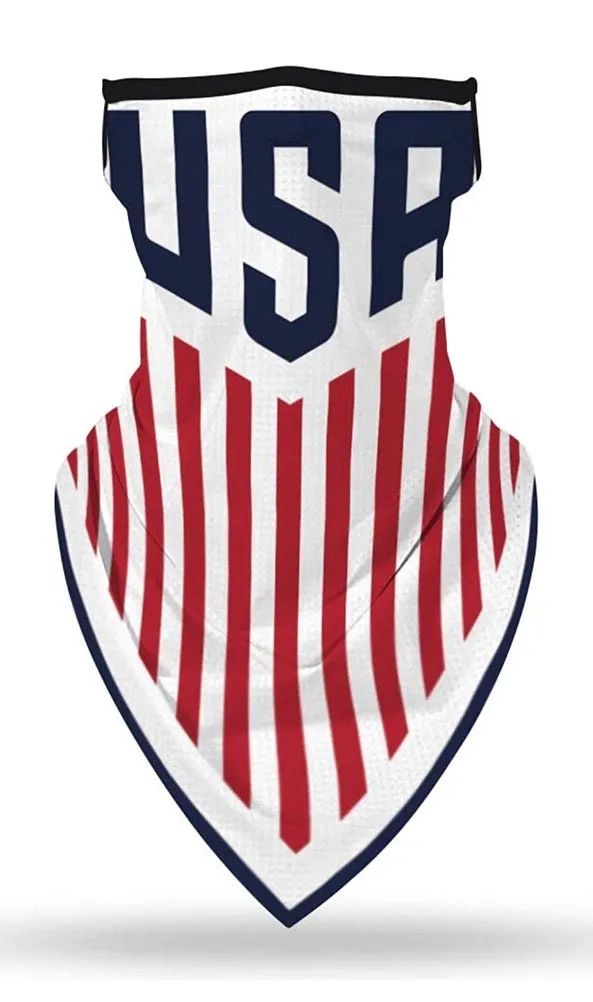 MSK04 Multiway American Flag Ear Loops Face Covering Mixed Pattern (12pcs/1pk)