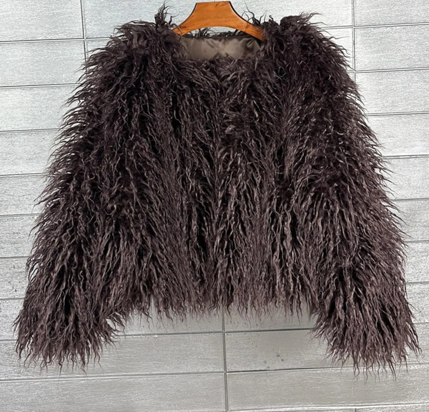 Winter Fluffy Faux Fur Coat Women's Shaggy Jacket Long Sleeve Outwear