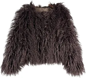 Winter Fluffy Faux Fur Coat Women's Shaggy Jacket Long Sleeve Outwear
