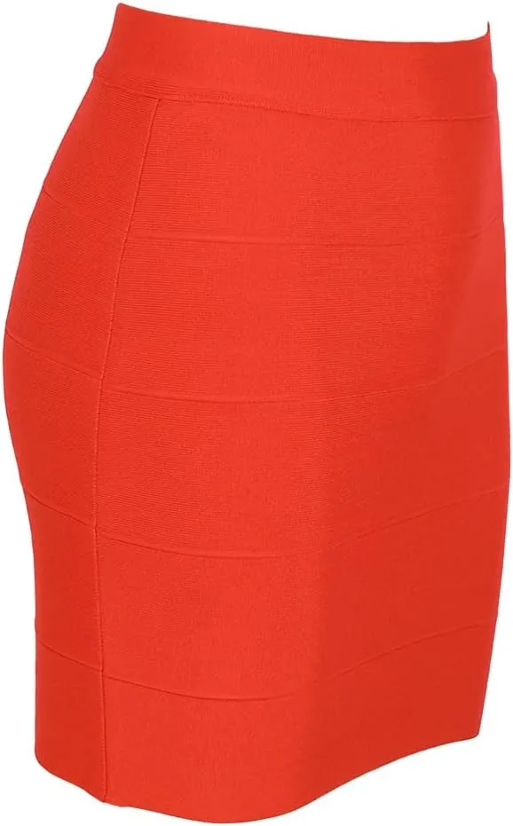 Women's Sexy High Waist Pencil Mini Bandage Skirt
